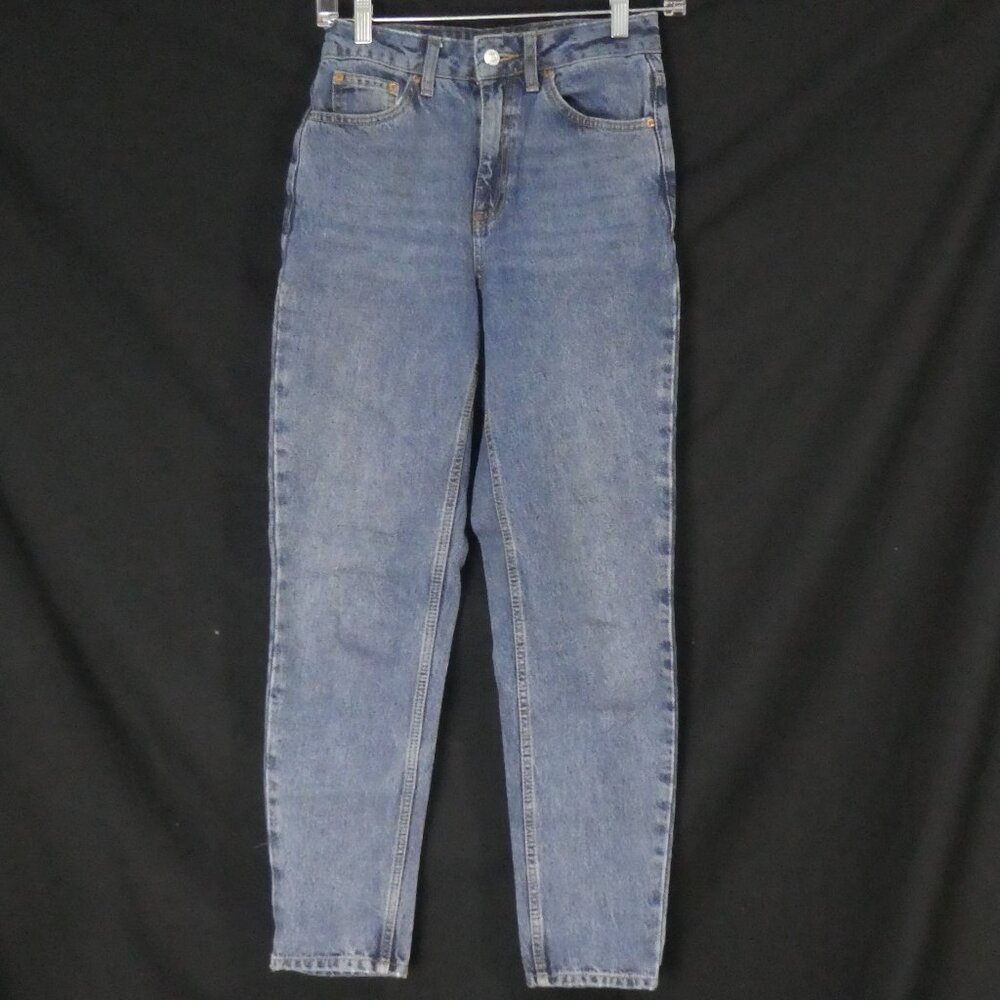 TOPSHOP - MOTO - Made For Mom | W 25 to fit L 32 | Faded Blue Denim